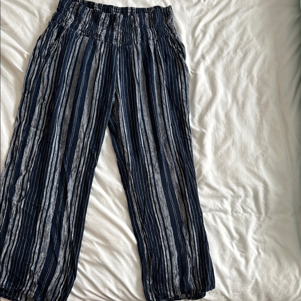 Striped Blue and White Pants
